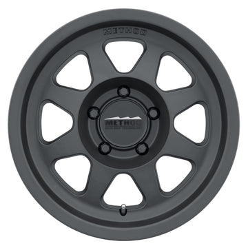 Method MR701 17x9 -12 mm Offset 5x5 71,5 mm CB Rueda negra mate