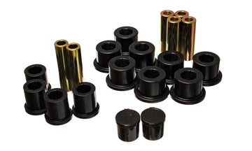 Juego de casquillos de muelle trasero Energy Suspension - Negro