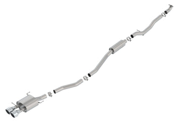 Borla 17-19 Honda Civic SI 1.5L Turbo MT S-Type 2.75in Escape con respaldo de gato