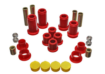 Energy Suspensión 99-07 General Motors (varios) Juego de bujes de brazo de control delantero rojo