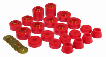 Prothane 80-96 Ford F100/350 2/4wd Soporte de carrocería - Rojo