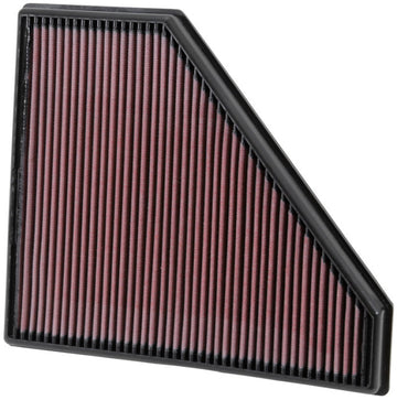 Filtro de aire de panel de repuesto K&amp;N 12.313 pulgadas OS L x 10.313 pulgadas OS W x 1.188 pulgadas H para Cadillac ATS 13-14