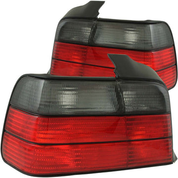 ANZO 1992-1998 BMW Serie 3 E36 Sedan Luces traseras rojas/ahumadas