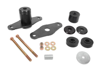 BMR 11-18 Dodge Challenger Kit de actualización de buje sólido de montaje de motor - Anodizado negro