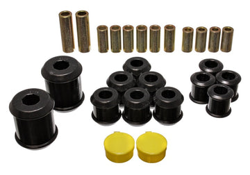 Energy Suspensión 95-99 Mitsubishi Eclipse FWD/AWD Juego de bujes de brazo de control trasero negro