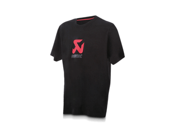Akrapovic Mens Logo Black T-Shirt - Medium