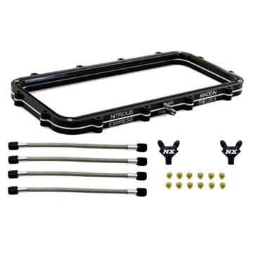 Conversión de placa nitrosa Nitrous Express Holley High Ram Plenum
