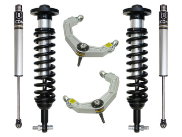 ICON 2015+ Ford F-150 2WD 0-3 pulgadas Sistema de suspensión Etapa 2 con Billet Uca