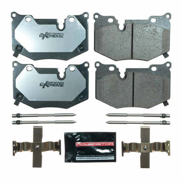 Power Stop 2020 Chevrolet Corvette C8 Z51 Pastillas de freno traseras Z26 Extreme Street con hardware