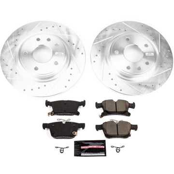Power Stop 17-19 Chrysler Pacifica Kit de freno deportivo trasero Z23 Evolution