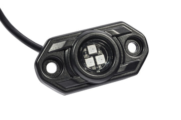 Kit de luces LED para roca KC HiLiTES C-Series RGB (incluye cableado) - Juego de 6