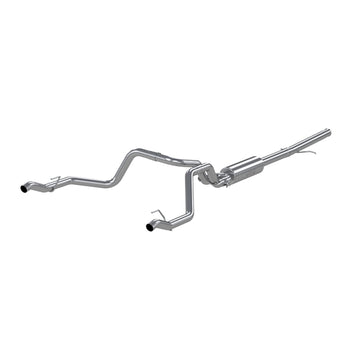 MBRP 2019 Chevrolet Silverado 1500 4.3L/5.3L 2.5in Salida trasera doble con respaldo de gato - T409