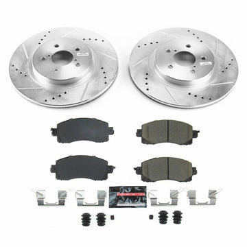 Power Stop 18-19 Subaru Crosstrek Kit de freno deportivo delantero Z23 Evolution