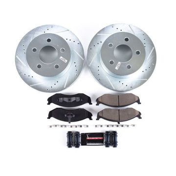 Power Stop 99-01 Jeep Cherokee Kit de freno deportivo delantero Z23 Evolution