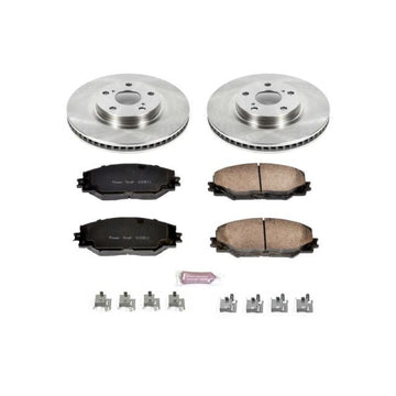 Power Stop 09-10 Pontiac Vibe Kit de freno delantero autoespecializado