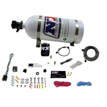 Nitrous Express Dry EFI Kit nitroso de boquilla única (35-150HP) con botella de 10 lb