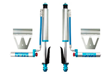 King Shocks 2008+ Toyota Land Cruiser 200 Trasero 2.5 Dia Amortiguador remoto con ajustador (par)