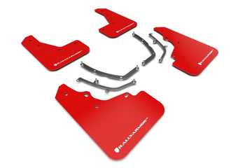 Rally Armor 19-26 Mazda3 Hatchback Red UR Mud Flap w/White Logo
