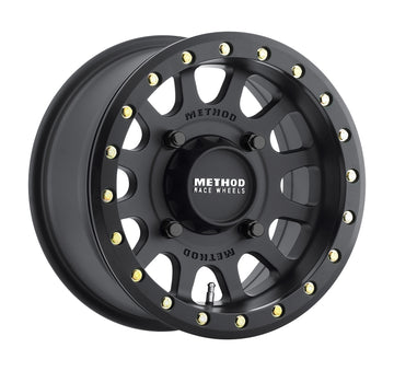 Método MR401 UTV Beadlock 14x7 4+3/+13 mm Offset 4x136 106 mm CB negro mate con rueda BH-H20875