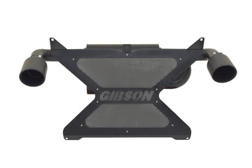 Gibson 17-20 Can-Am Maverick X3 Turbo Base 2.25in Escape doble - Cerámica negra