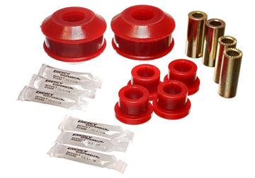 Energy Suspensión 03-05 Mitsubishi Lancer EVO 8 Juego de bujes de brazo de control delantero rojo