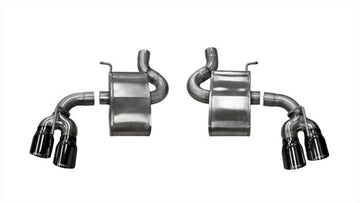 Corsa 2017-2024 Chevrolet Camaro SS 6.2L V8 2.75in Black Sport Axle-Back Exhaust