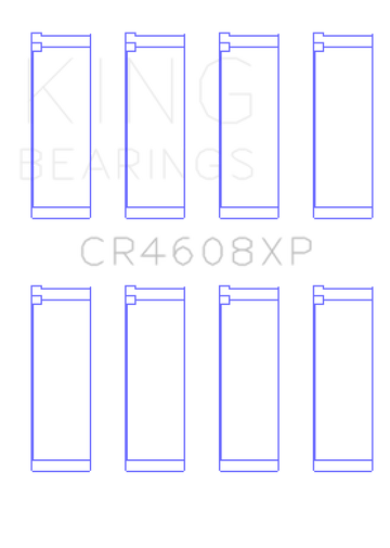 King Engine Bearings Toyota 2ZZ-GE (Size .026) Connecting Rod Bearings (Set of 4)