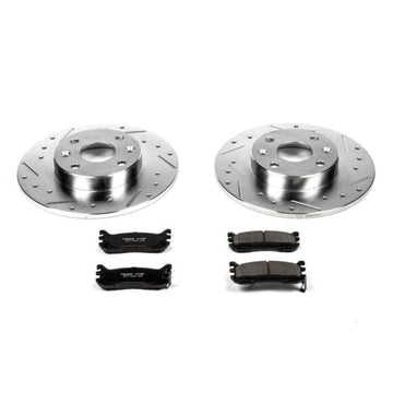 Power Stop 97-03 Ford Escort trasero Z23 Evolution Kit de freno deportivo