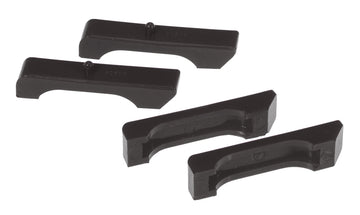 Prothane 68-87 GM Aisladores de radiador de bloque pequeño - Negro