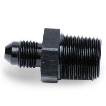Snow Performance Conector de agua recto de 3/8 pulgadas NPT a 4AN (negro)