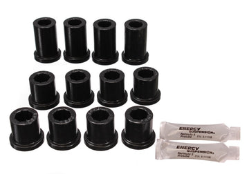 Energy Suspensión 84-85 Toyota 4Runner 2 y 4WD Juego de bujes de ballesta delantera negros