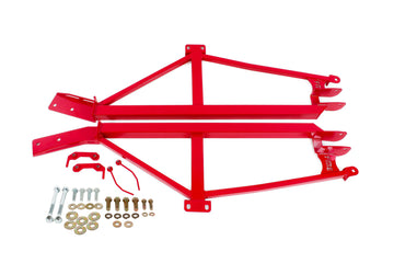 BMR 93-02 Conectores de subchasis de 4 puntos, atornillables, no convertibles, con cuerpo F, color rojo