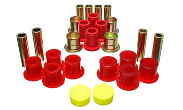Energy Suspensión 87-04 Dodge Dakota / 98-03 Durango 4WD Juego de bujes de brazo de control delantero rojo