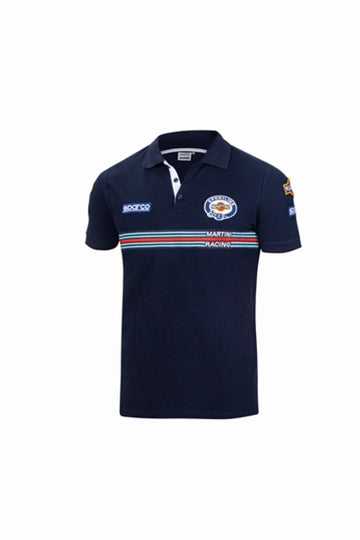 Sparco Polo Replica Martini-Racing XS Azul Marino