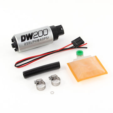 Bomba de combustible en el tanque DeatschWerks 255 LPH con kit de configuración universal