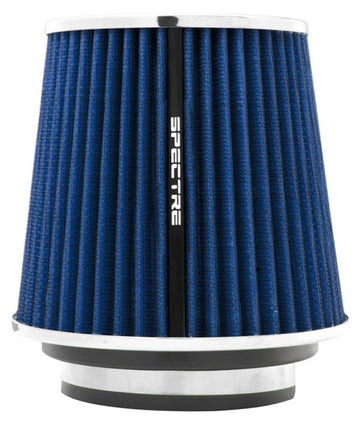 Filtro de aire cónico ajustable Spectre de 5-1/2 pulgadas. Alto (se adapta a tubos de 3 pulg./3-1/2 pulg./4 pulg.): azul