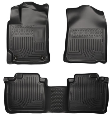 Husky Liners 2012 Toyota Camry WeatherBeater Combo Revestimientos de piso negros