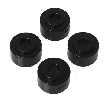 Arandelas de enlace de extremo negro con suspensión energética, 7/16 pulgadas de diámetro interior, 7/8 pulgadas de diámetro exterior del pezón, 1 1/4 pulgadas de diámetro exterior, 3/