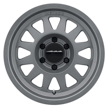 Method MR704 17x8.5 0mm Offset 8x170 130.81mm CB Rueda de titanio mate