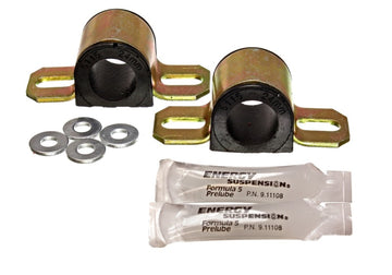 Energy Suspensión 86-91 Mazda RX7 Bujes de barra estabilizadora delantera negros de 24 mm