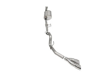 Corsa 2021-2025 Ford F-150 SuperCab/6.5in Bed 3.5L V6 Sport Cat-Back Single Side Exit-Polished