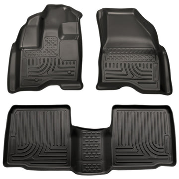 Husky Liners 10-13 Ford Taurus WeatherBeater Combo revestimientos de piso negros