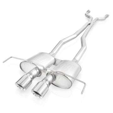2009-15 Cadillac CTS-V Coupe Sistema Catback de 3 pulgadas Silenciadores X-Pipe S-Tube Puntas de 4 pulgadas