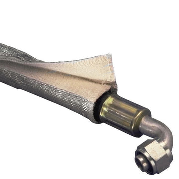 DEI Heat Shroud 1in ID x 3ft - Funda aluminizada - Borde de gancho y bucle