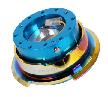 NRG Quick Release Gen 2.8 - Nuevo cuerpo azul / anillo neocromo