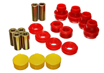 Energy Suspensión 97-01 Honda Prelude (solo tipo SH) Juego de bujes de brazo de control delantero rojo