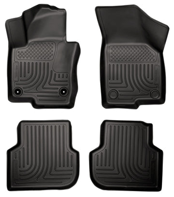 Husky Liners 2011 Volkswagen Jetta (Sedan) WeatherBeater Combo Revestimientos de piso negros