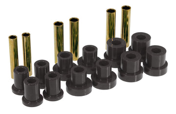 Prothane 88-91 Chevy Blazer/Suburban 4wd Bujes de resorte delantero - Negro
