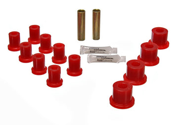Juego de casquillos de resorte Energy Suspension Jeep - Rojo