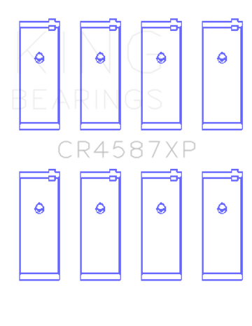 King Engine Bearings Nissan SR20DET (GTiR FWD) 16V Performance Rod Bearing Set - Size STD